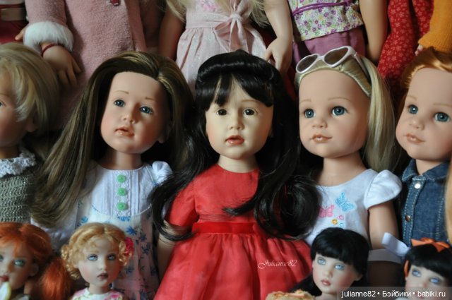 Красное сердечко - коллекционная кукла Gotz 2005 год (фото 7)