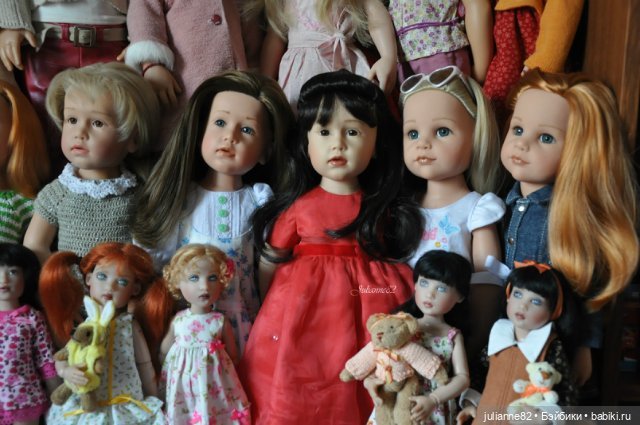 Красное сердечко - коллекционная кукла Gotz 2005 год (фото 8)