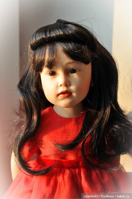 Красное сердечко - коллекционная кукла Gotz 2005 год (фото 5)