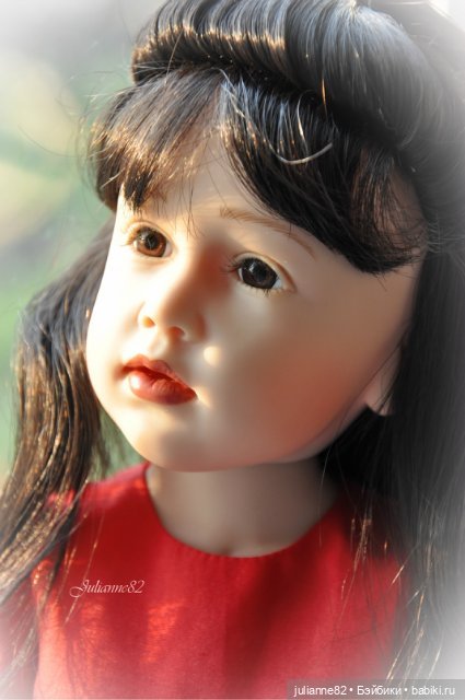 Красное сердечко - коллекционная кукла Gotz 2005 год (фото 6)