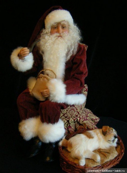 Откуда приходят Санта Клаусы? Авторские куклы Karen Vander Logt dolls (фото 6)