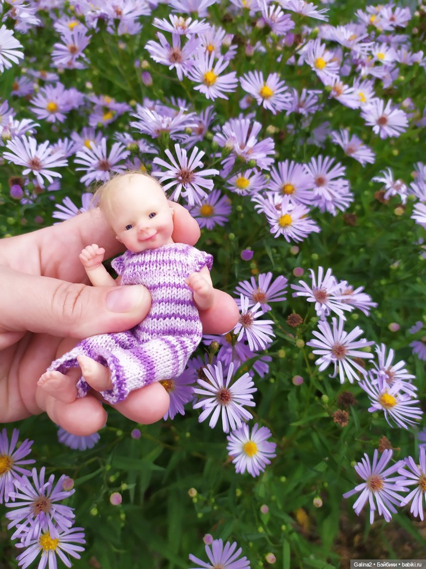 Силиконовая малышка (12 см, Ирины Савостиной) (фото 5)