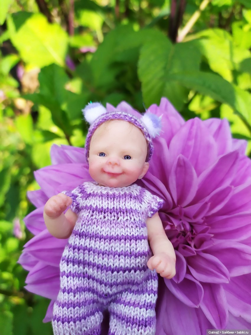 Силиконовая малышка (12 см, Ирины Савостиной) (фото 10)