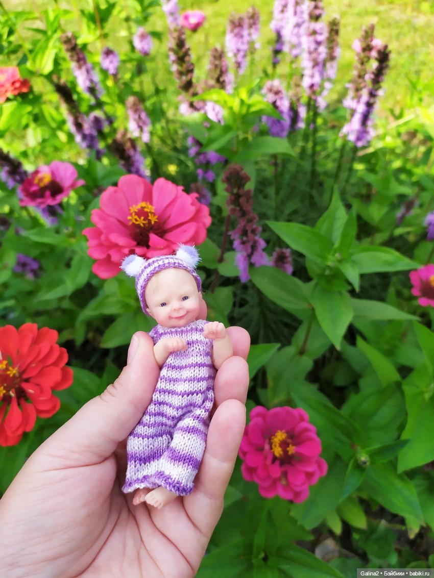 Силиконовая малышка (12 см, Ирины Савостиной) (фото 8)