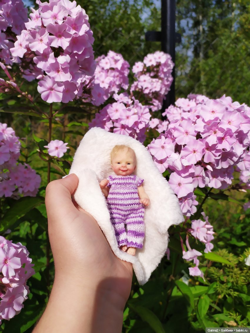 Силиконовая малышка (12 см, Ирины Савостиной)