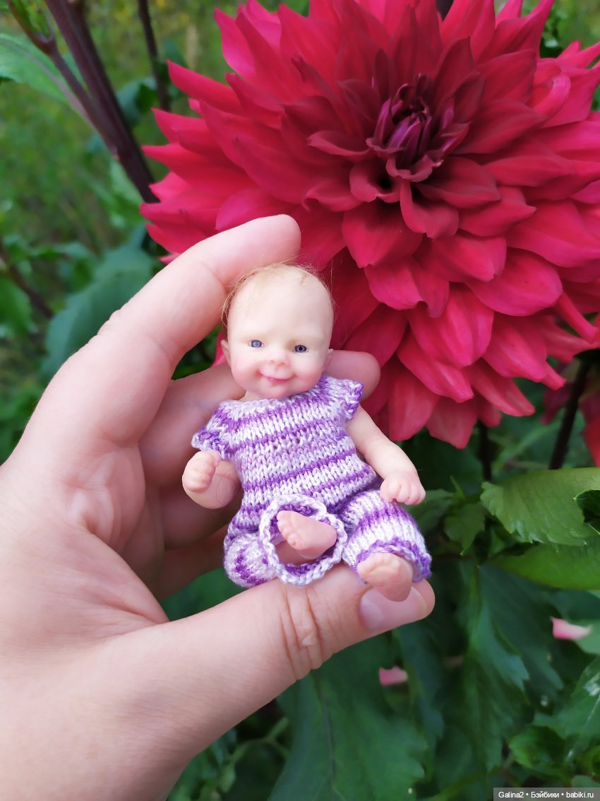 Силиконовая малышка (12 см, Ирины Савостиной) (фото 3)