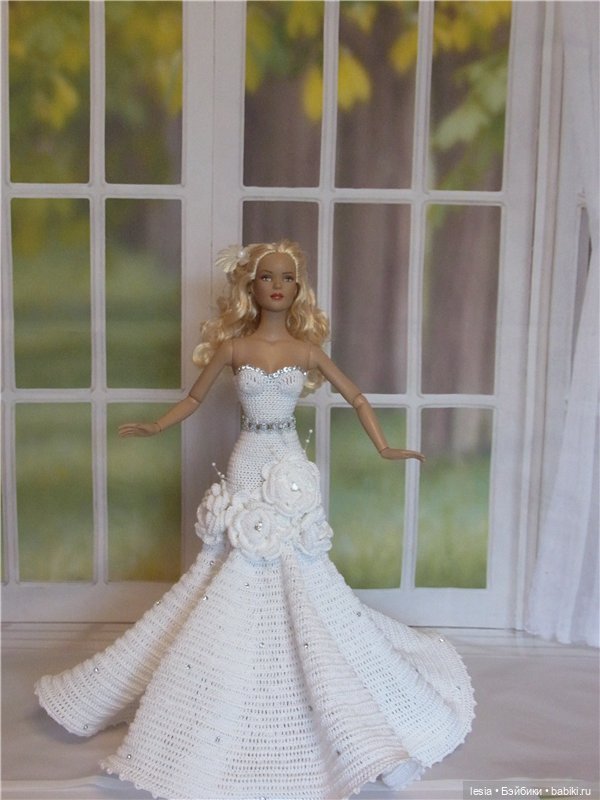 Вязаные наряды для кукол Тоннер (фото 8)