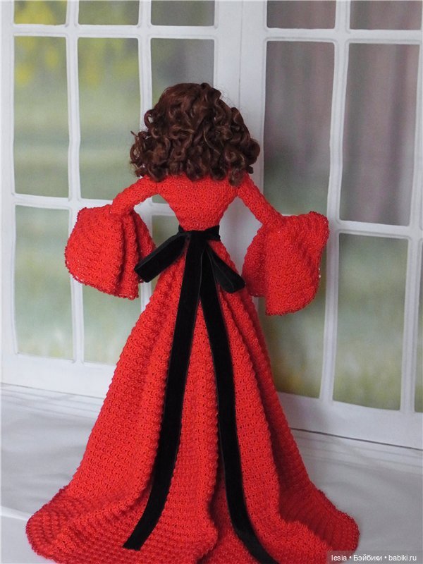Вязаные наряды для кукол Тоннер (фото 5)