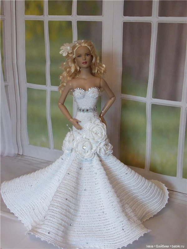 Вязаные наряды для кукол Тоннер (фото 9)