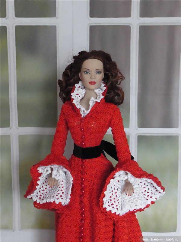 Вязаные наряды для кукол Тоннер (фото 4)