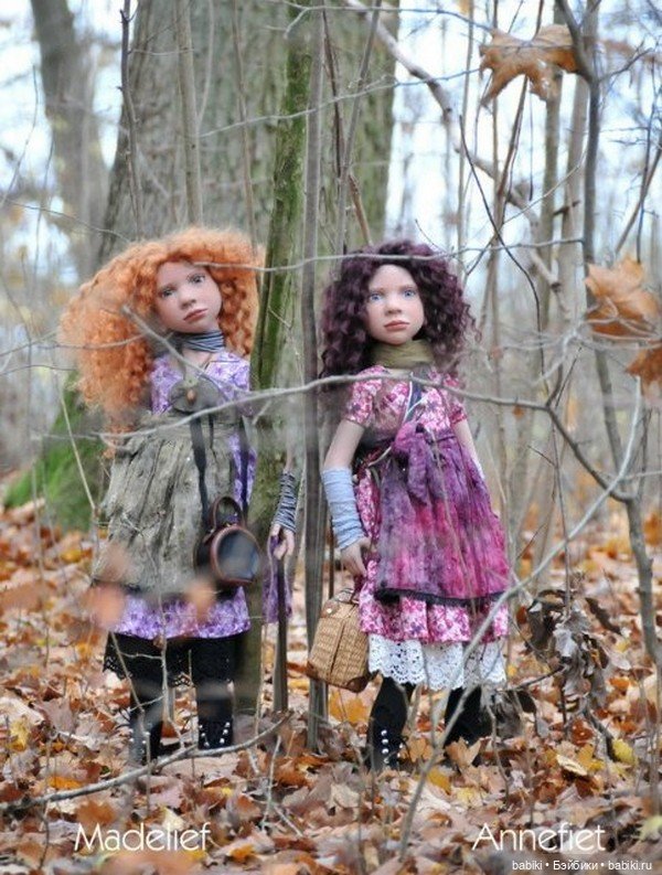 Аннефит и Маделиф - коллекционные куклы Zwergnase (фото 3)