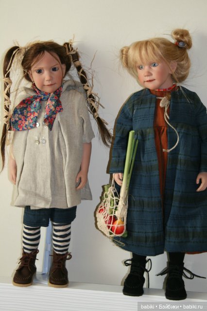 Коллекционные куклы Zwergnase - Fridalinda, Siri и Anne-Johanne
