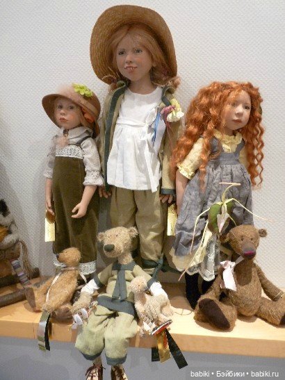 Фотогалерея кукол и мишек Zwergnase. Коллекционные куклы