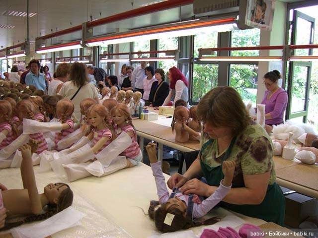 Экскурс в Историю. Экскурсия на фабрику Annette Himstedt 2007 год (фото 6)