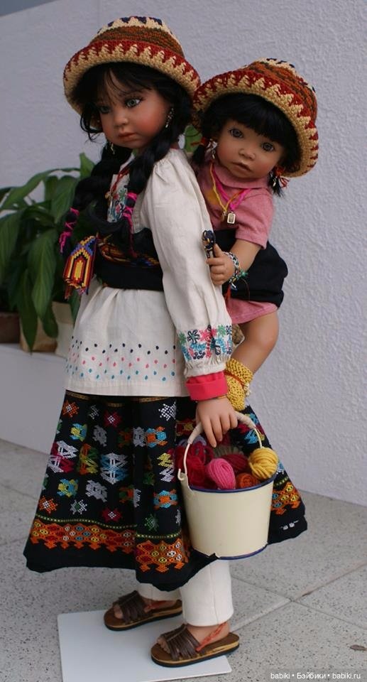 Этнические коллекционные куклы от Angela Sutter. Часть четвертая, заключительная (фото 9)