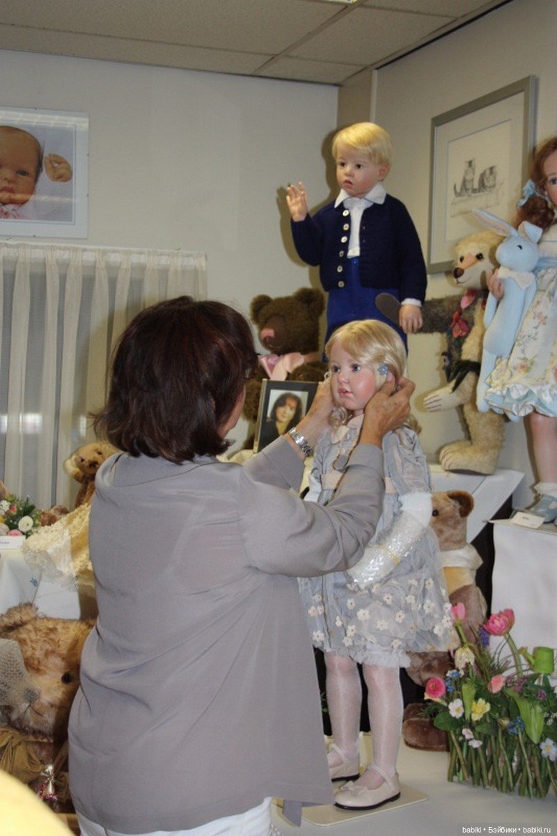 Августовская встреча в клубе коллекционеров с фрау Hildegard Gunzel. Часть третья - Встреча и Обзор Фарфоровых кукол (WOP)