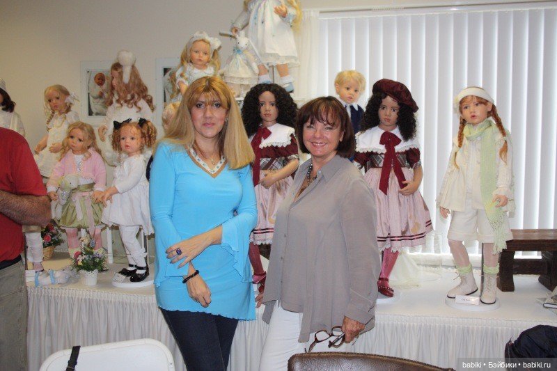Августовская встреча в клубе коллекционеров с фрау Hildegard Gunzel. Часть третья - Встреча и Обзор Фарфоровых кукол (WOP)