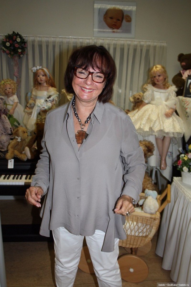 Августовская встреча в клубе коллекционеров с фрау Hildegard Gunzel. Часть третья - Встреча и Обзор Фарфоровых кукол (WOP)