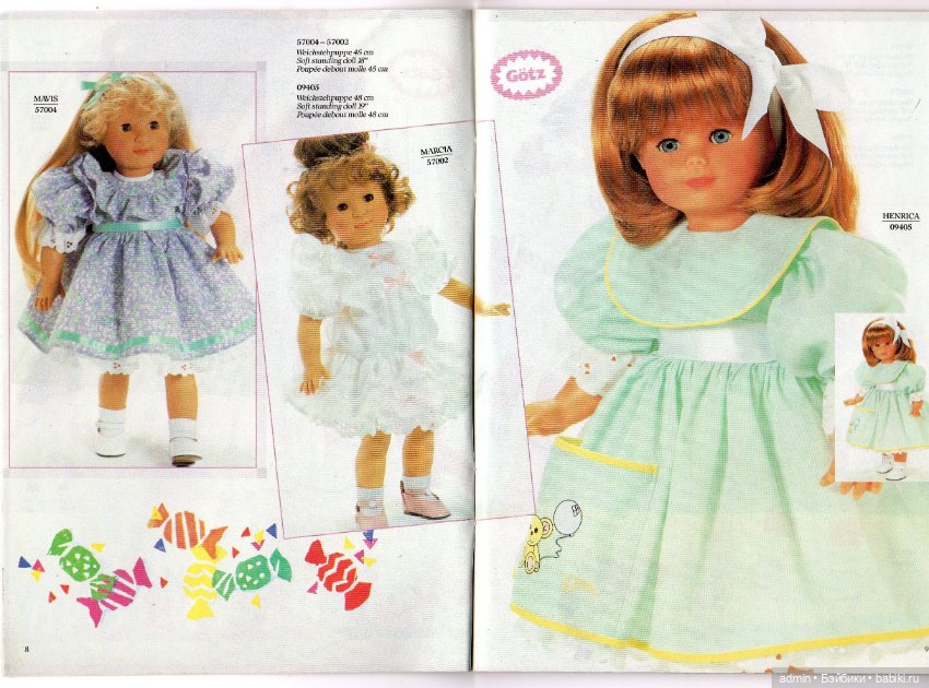 Gotz. Каталог 1991г — Куклы Gotz (Готц): Ханна