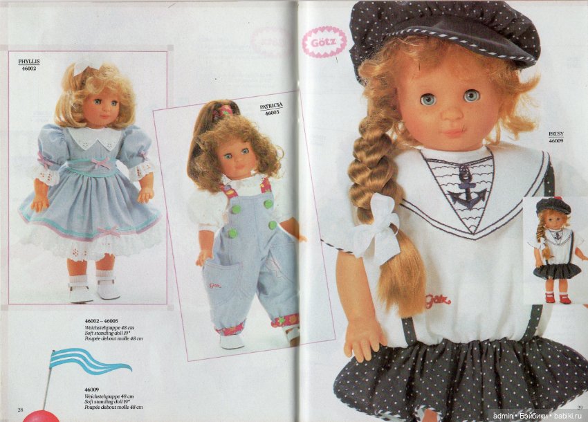 Gotz. Каталог 1991г — Куклы Gotz (Готц): Ханна (фото 2)
