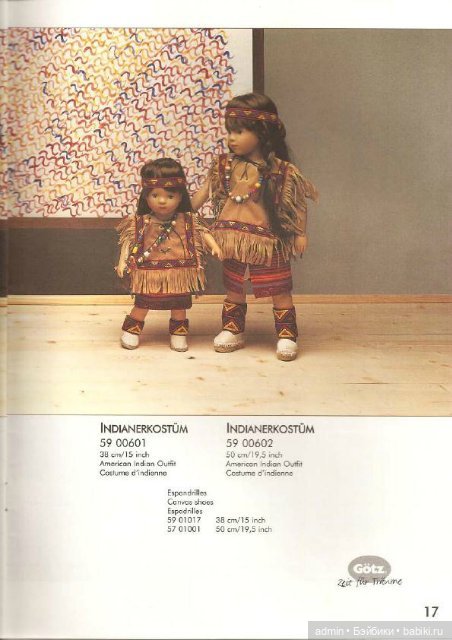 Каталоги Sylvia Natterer для Gotz 1999, 2000 и 2001 года