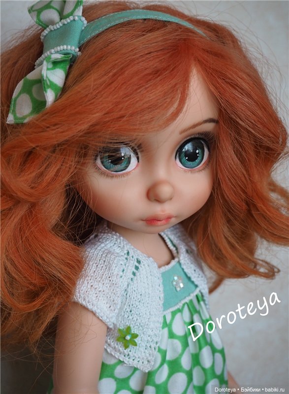 Из принцессы в - Маленькая девочка Рита - ООАК куклы Disney Animators (фото 10)