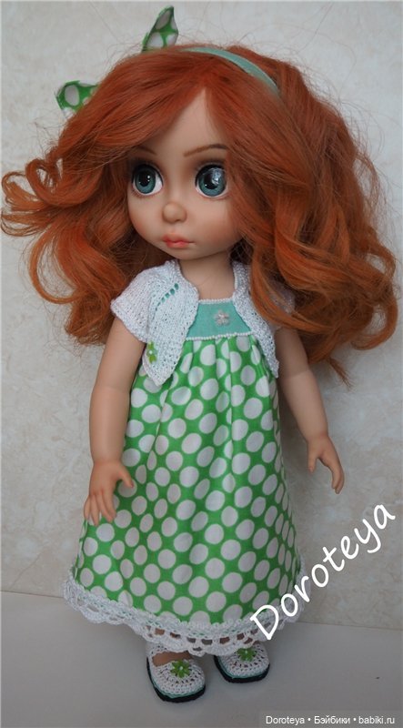 Из принцессы в - Маленькая девочка Рита - ООАК куклы Disney Animators (фото 4)