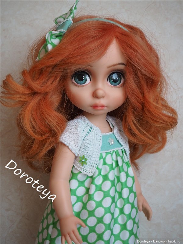 Из принцессы в - Маленькая девочка Рита - ООАК куклы Disney Animators (фото 6)