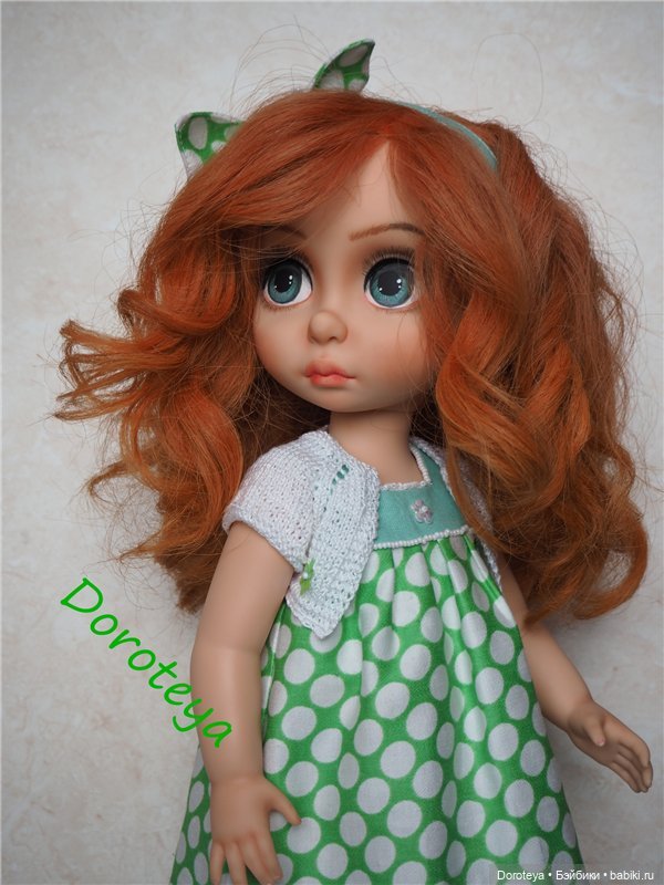 Из принцессы в - Маленькая девочка Рита - ООАК куклы Disney Animators (фото 8)