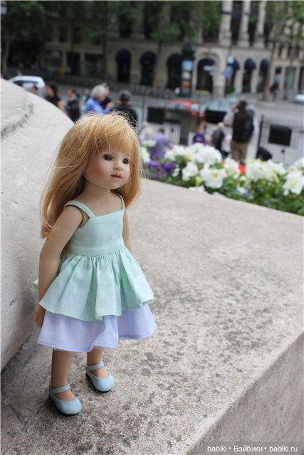 Мой первый Париж (из летнего дневника Ава Розы). Коллекционная кукла Heidi Plusczok (фото 8)