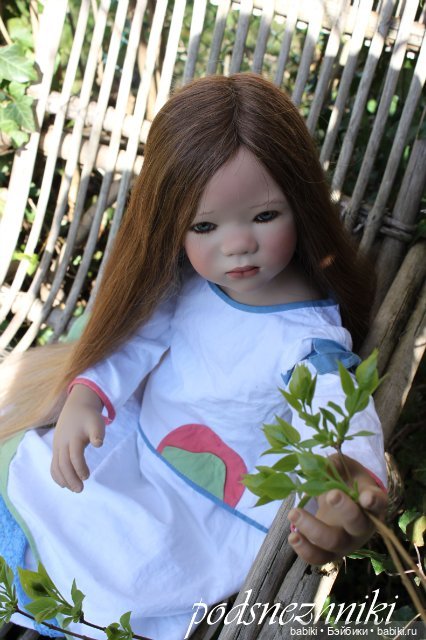 В нашем саду распустилась лилия... Необыкновенная красавица Lihle от Annette Himstedt (фото 4)