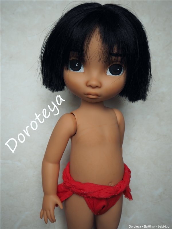 «Я волк! Я волк свободного племени!» Маугли - ООАК куклы Disney Princess (фото 7)