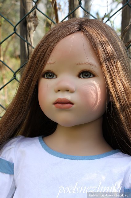 В нашем саду распустилась лилия... Необыкновенная красавица Lihle от Annette Himstedt (фото 8)