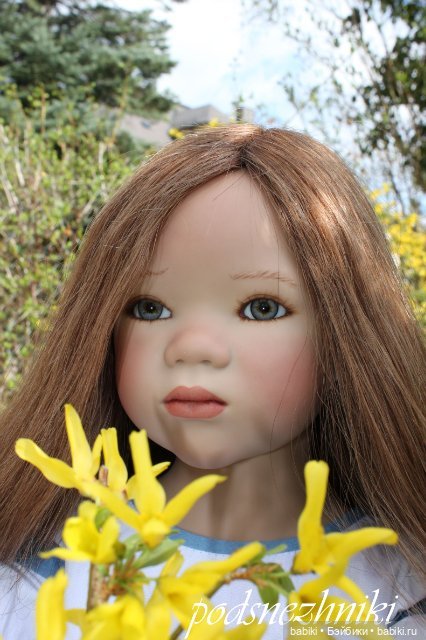 В нашем саду распустилась лилия... Необыкновенная красавица Lihle от Annette Himstedt