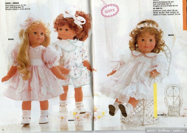 Gotz. Каталог 1990г — Куклы Gotz (Готц): Ханна (фото 3)
