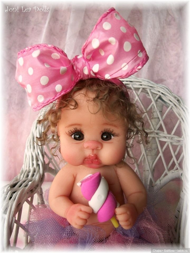 Авторские куклы дети из полимерной глины от Joni Lea - ч.18