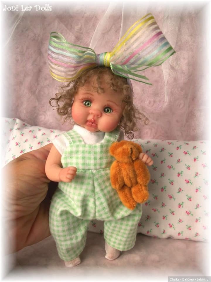 Авторские куклы дети из полимерной глины от Joni Lea - ч.18 (фото 6)