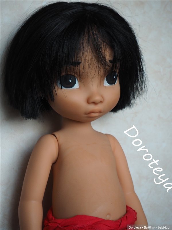 «Я волк! Я волк свободного племени!» Маугли - ООАК куклы Disney Princess (фото 8)