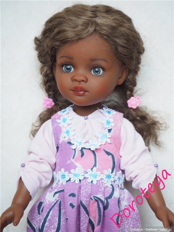 Моя мулаточка-крошка Джилл. ООАК куклы Паола Рейна, Paola Reina (фото 6)