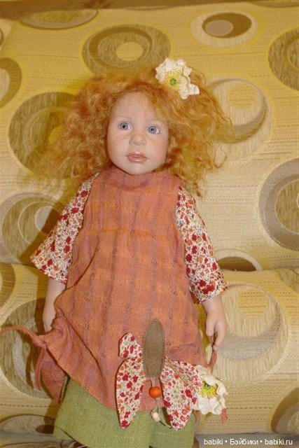 Трогательная малютка-дюймовочка Nel от Zwergnase или мечты о лете. Коллекционная кукла