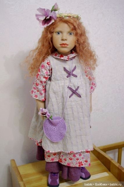 Нежная фиалка Mirthe от Zwergnase. Коллекционная кукла