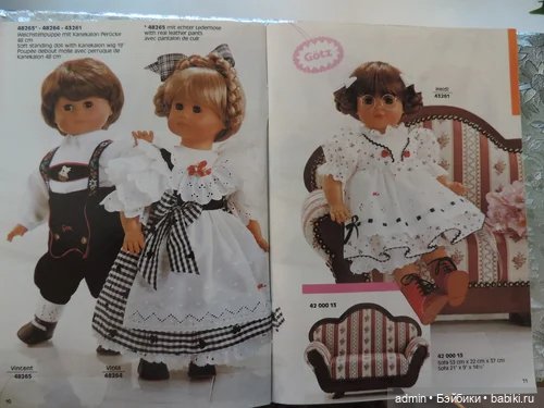 Каталог кукол Готц 1990 года (фото 5)