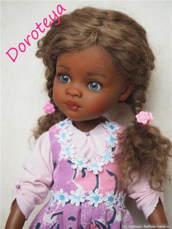 Моя мулаточка-крошка Джилл. ООАК куклы Паола Рейна, Paola Reina (фото 5)