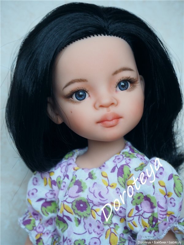 Два нежных цветочка. ООАК кукол Поала Рейна, Paola Reina (фото 7)