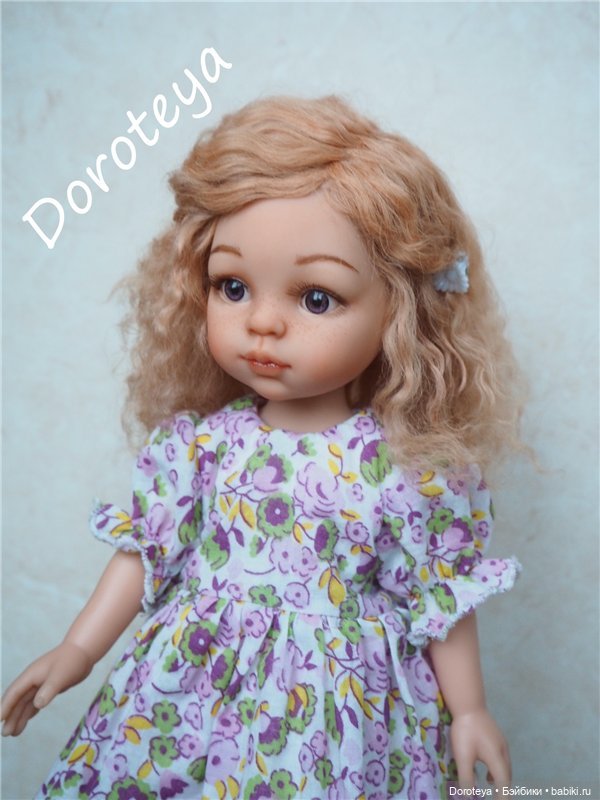 Два нежных цветочка. ООАК кукол Поала Рейна, Paola Reina