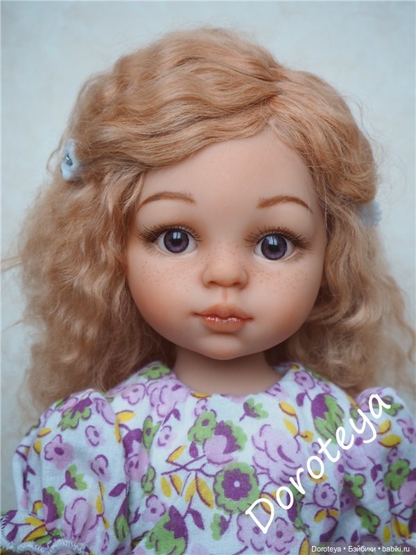 Два нежных цветочка. ООАК кукол Поала Рейна, Paola Reina (фото 10)