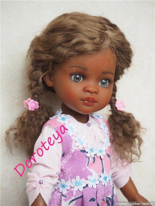 Моя мулаточка-крошка Джилл. ООАК куклы Паола Рейна, Paola Reina (фото 7)