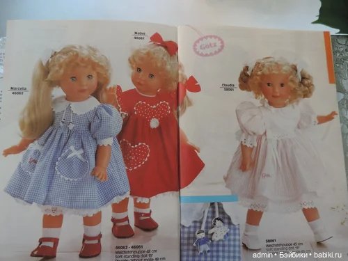 Каталог кукол Готц 1990 года (фото 4)