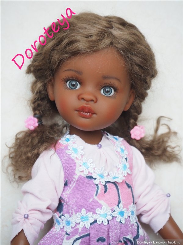 Моя мулаточка-крошка Джилл. ООАК куклы Паола Рейна, Paola Reina (фото 9)