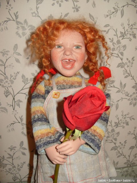 Рыжая хулиганка Кикки Kicky от Zwergnase. Коллекционная кукла (фото 8)